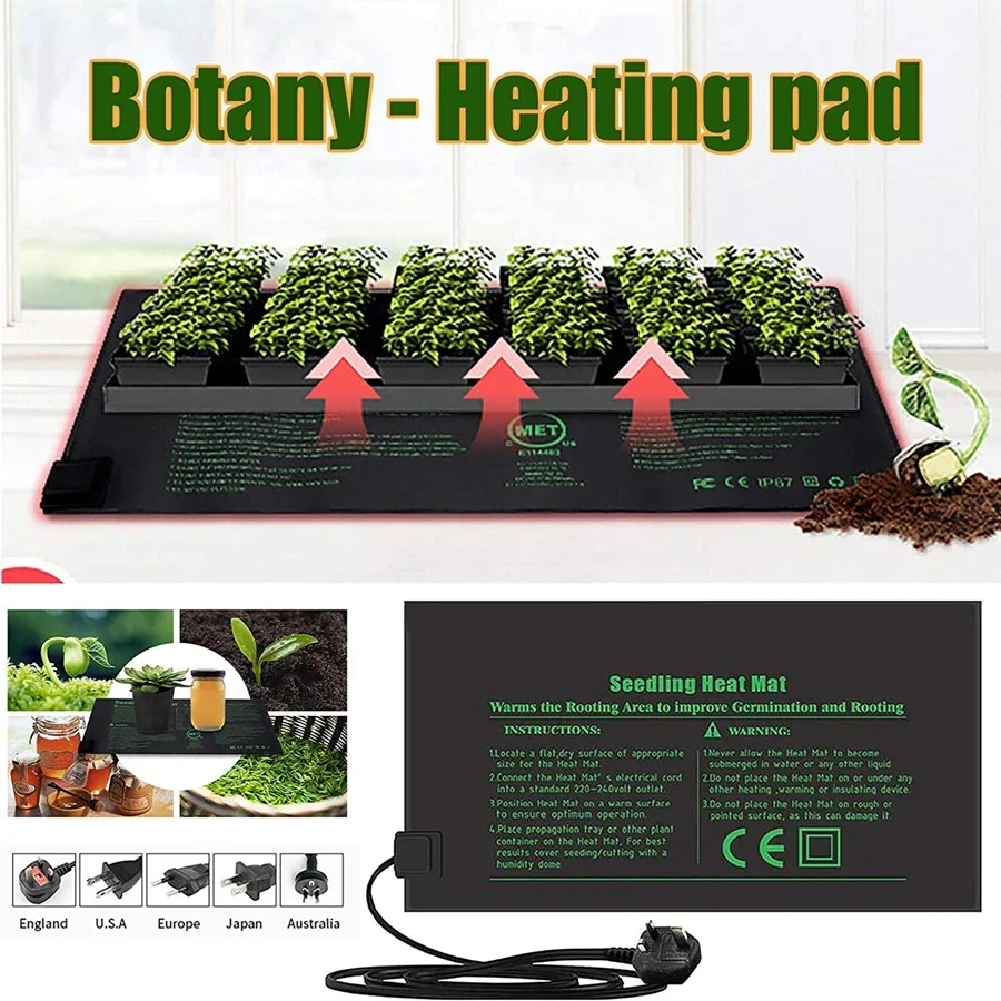 4 Sizes 220V EU Plug Seedling  - Seedling Heat Mat review and price