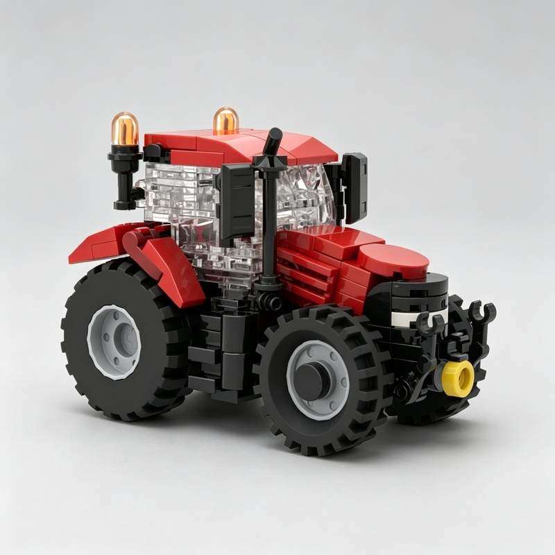 186PCS Farm Tractor MOC Buildi - Agriculture Farming Education review and price