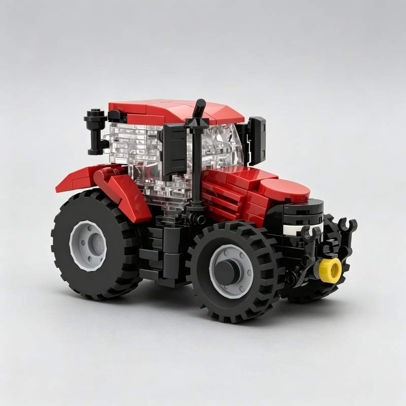 186PCS Farm Tractor MOC Buildi - Agriculture Farming Education review and price