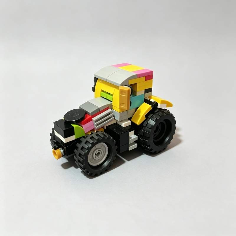 186PCS Farm Tractor MOC Buildi - Agriculture Farming Education review and price